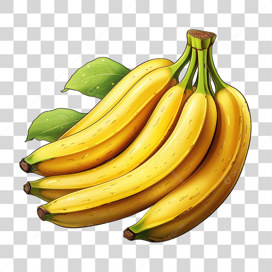 Fruta Banana PNG Transparente