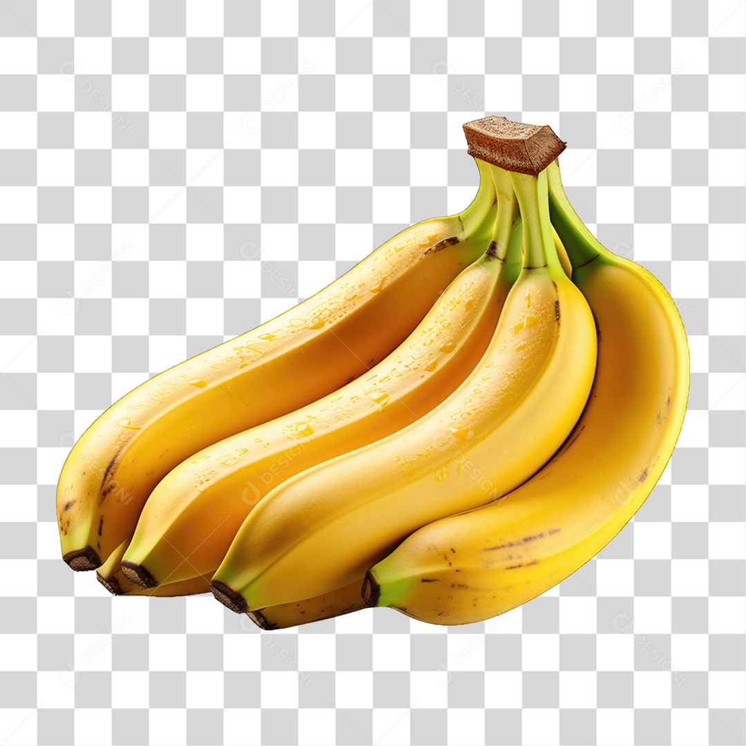 Fruta Banana PNG Transparente
