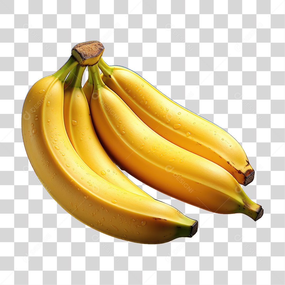 Fruta Banana PNG Transparente