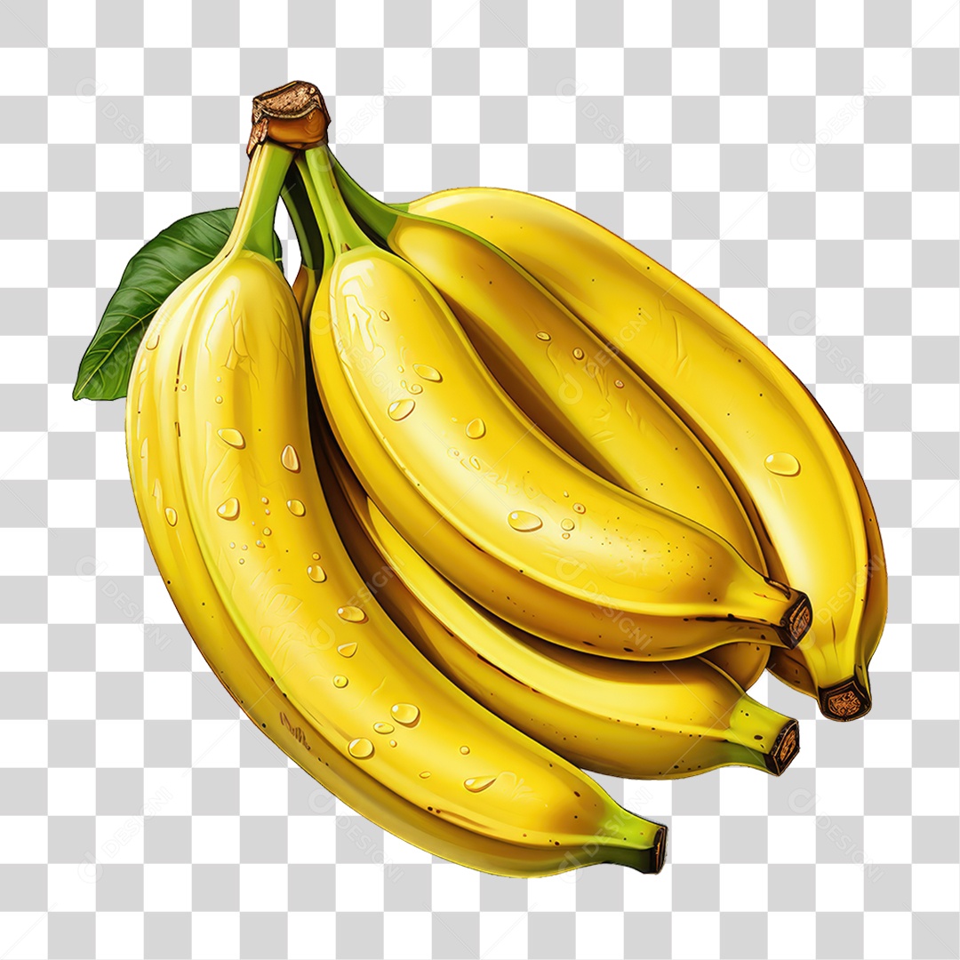 Fruta Banana PNG Transparente