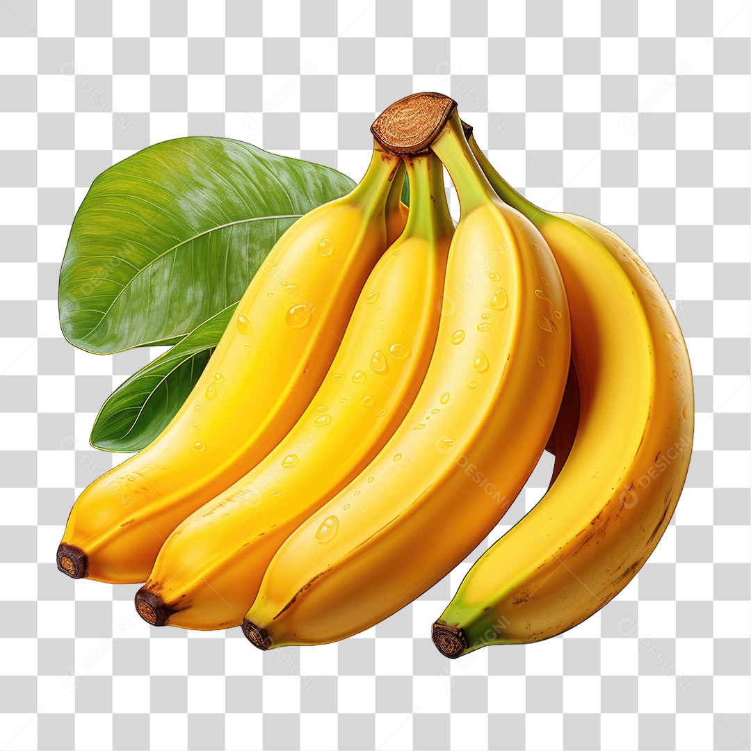 Fruta Banana PNG Transparente