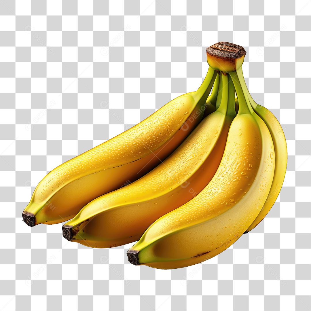 Fruta Banana PNG Transparente