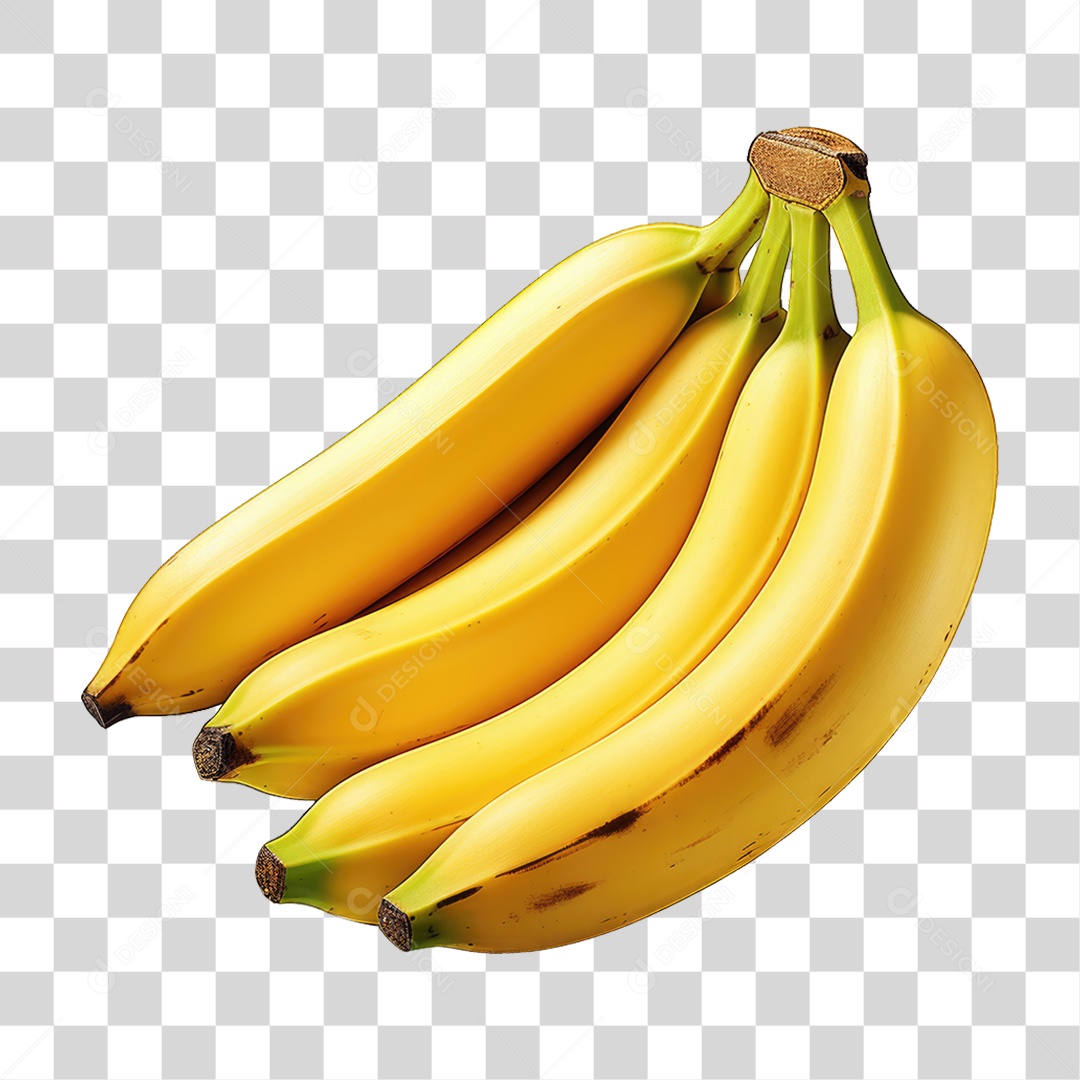 Fruta Banana PNG Transparente