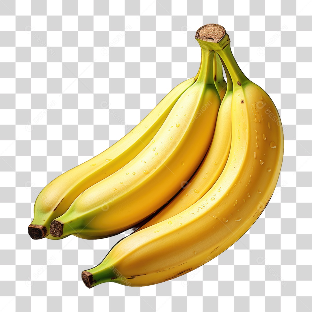 Fruta Banana PNG Transparente