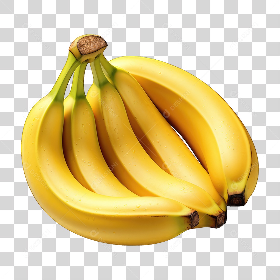 Fruta Banana PNG Transparente