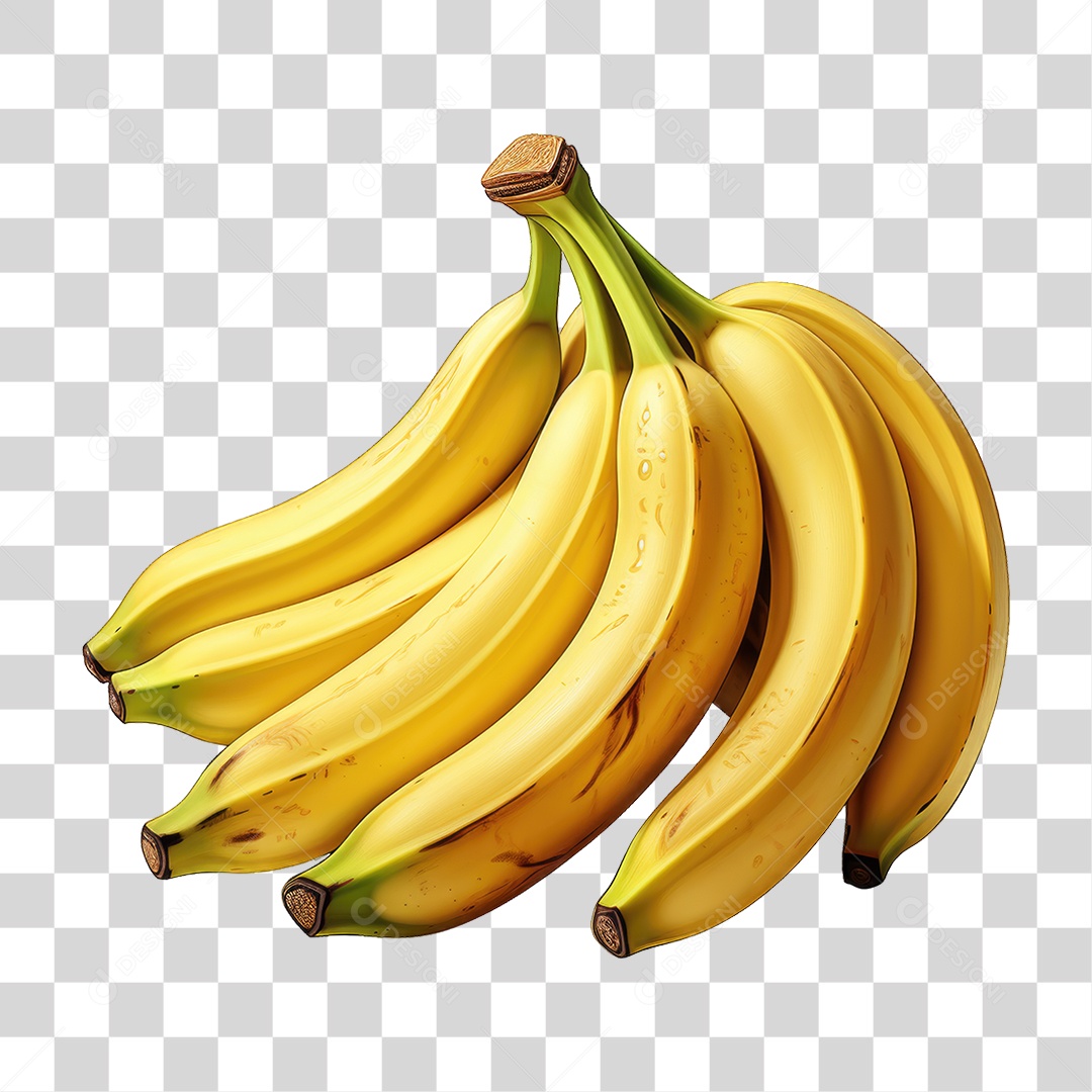 Fruta Banana PNG Transparente