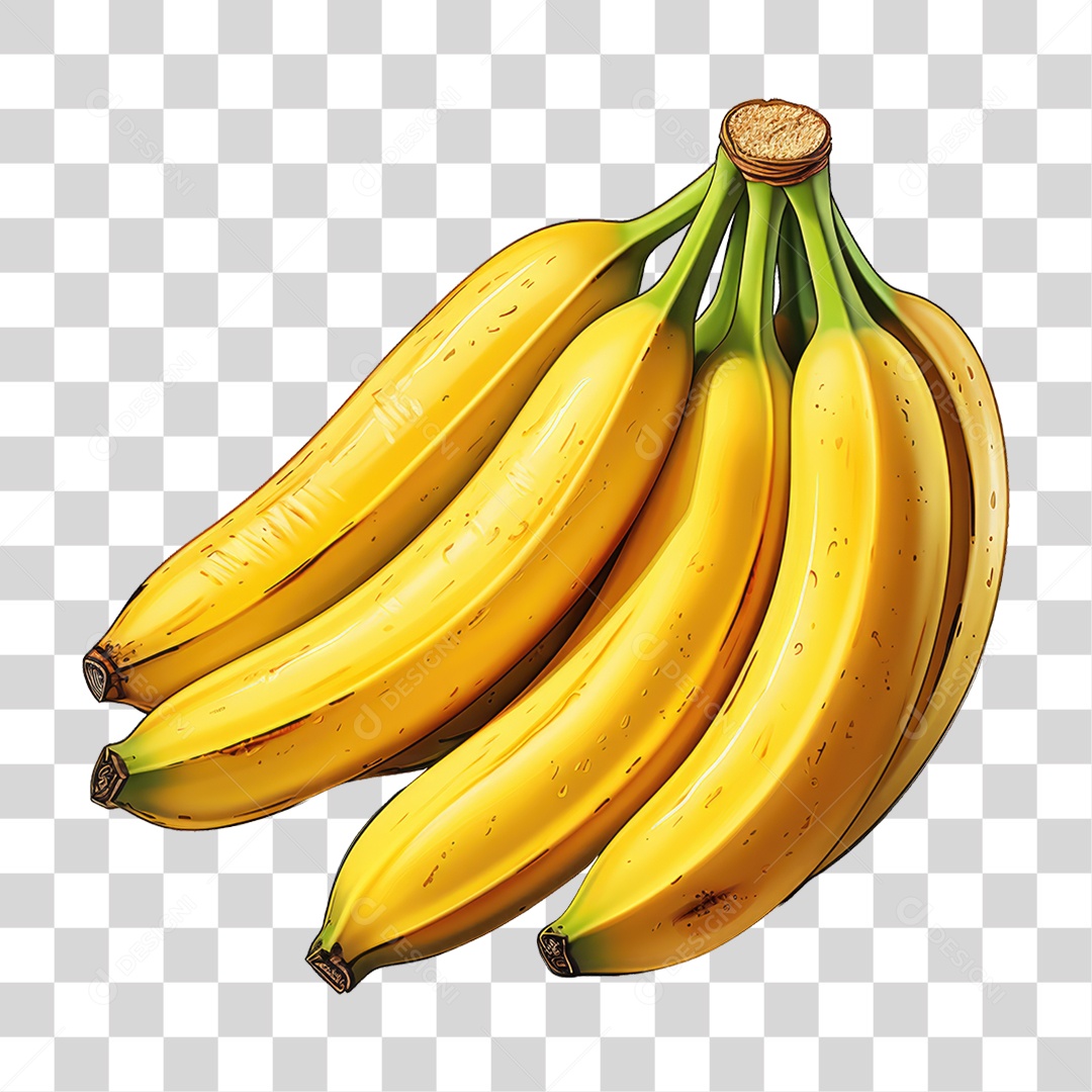 Fruta Banana PNG Transparente