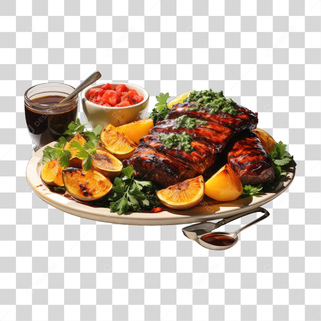 Prato Frutas Verduras Restaurante PNG Transparente