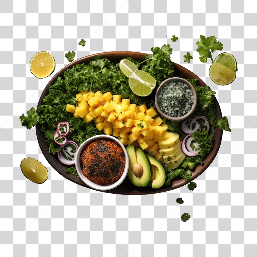 Prato Frutas Verduras Restaurante PNG Transparente