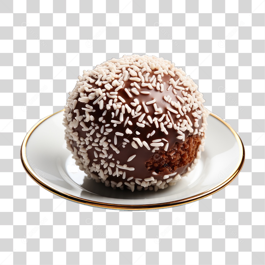 Brigadeiro Doces Saboroso PNG Transparente