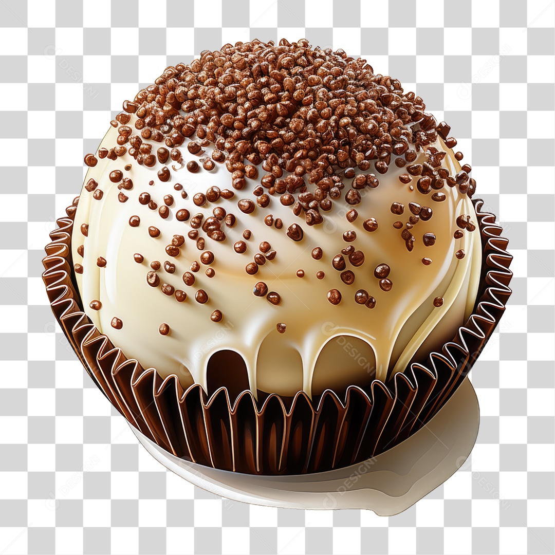 Brigadeiro Doces Saboroso PNG Transparente