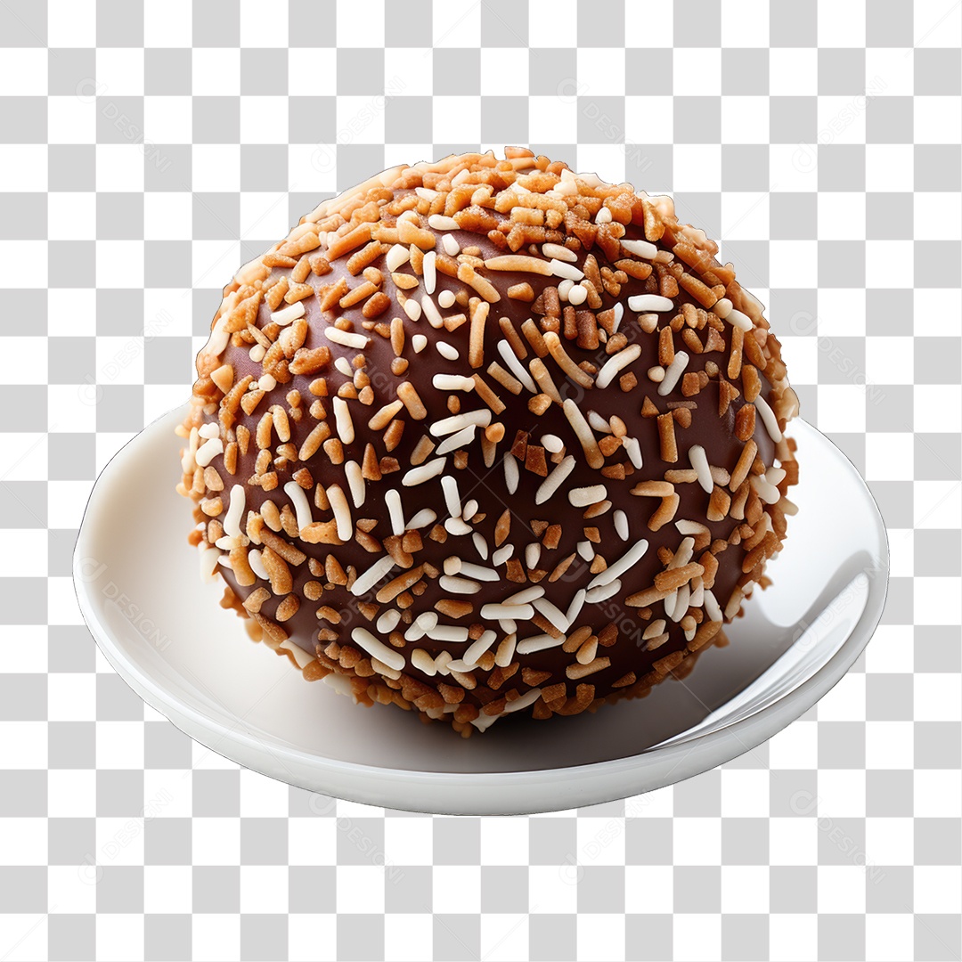 Brigadeiro Doces Saboroso PNG Transparente
