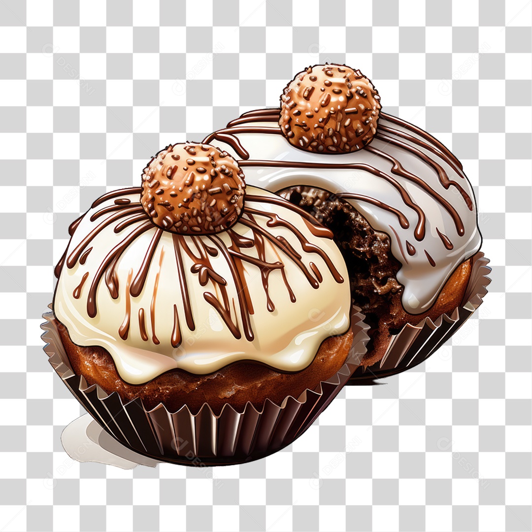 Brigadeiro Doces Saboroso PNG Transparente