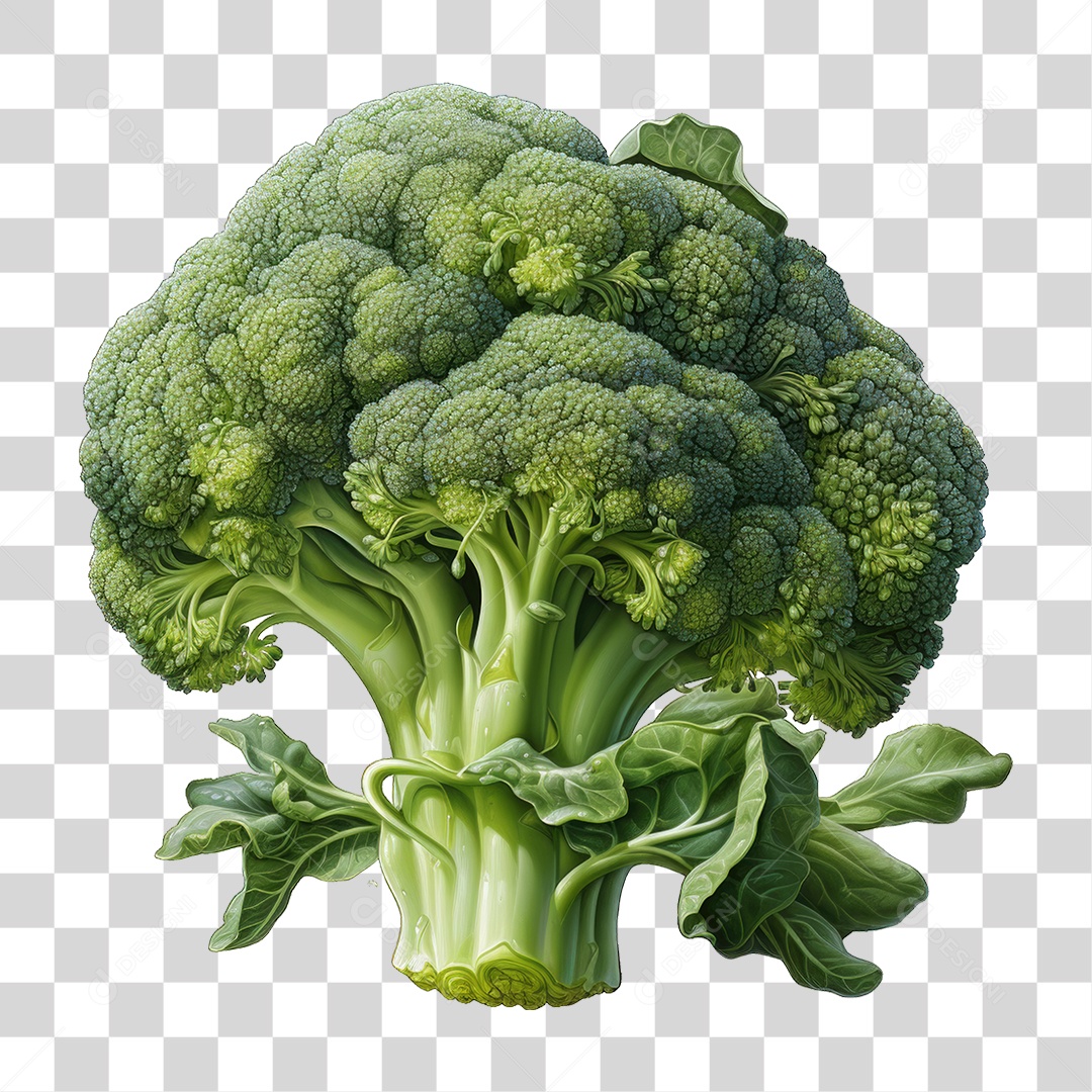 Brócolis Vegetal PNG Transparente