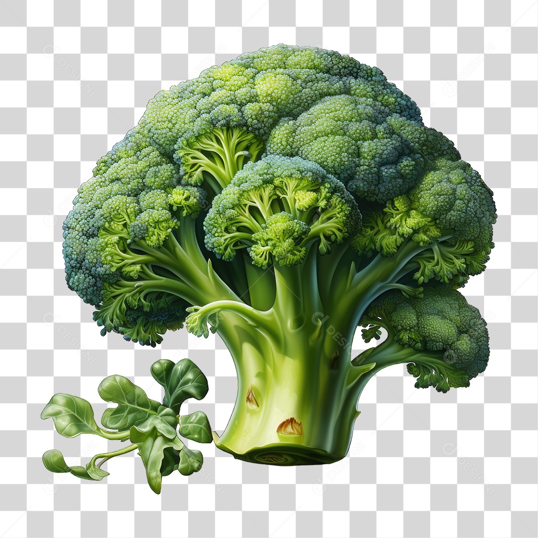 Brócolis Vegetal PNG Transparente