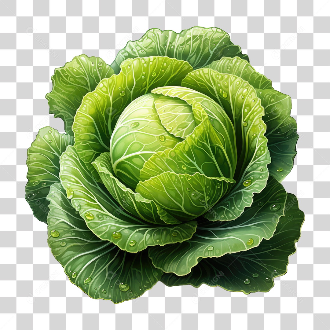 Legumes Repolho PNG Transparente