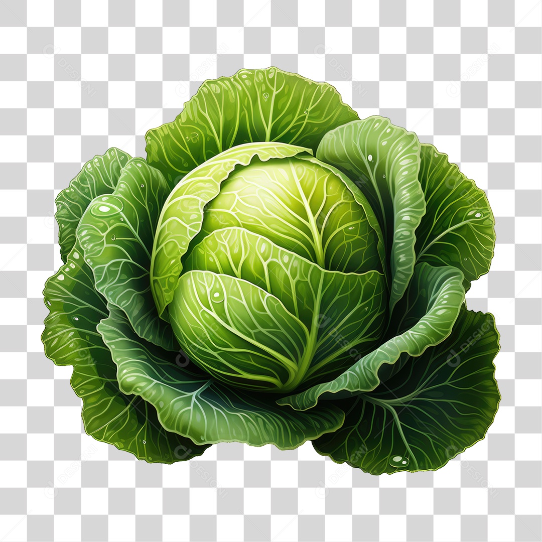 Legumes Repolho PNG Transparente