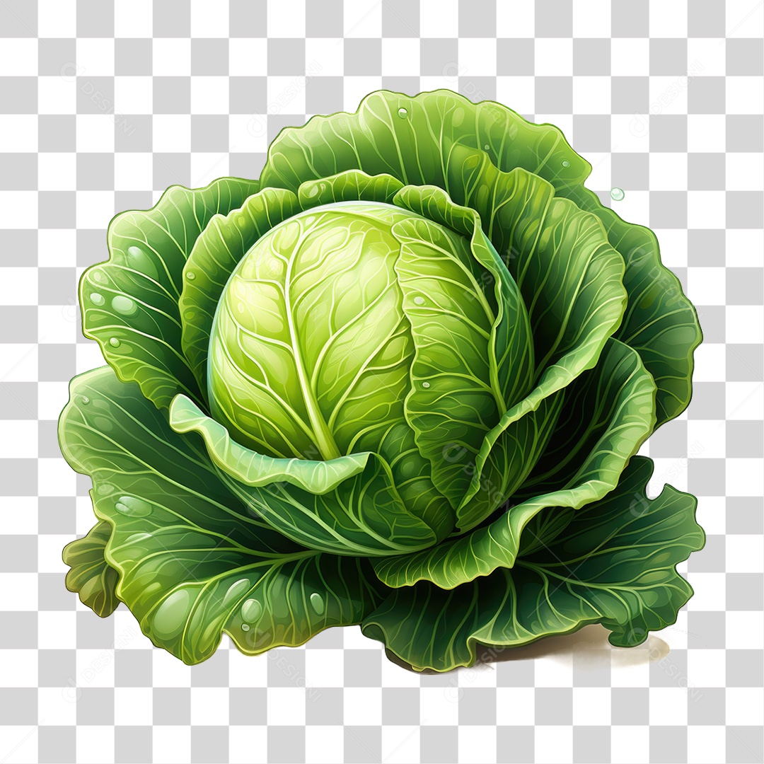 Legumes Repolho PNG Transparente