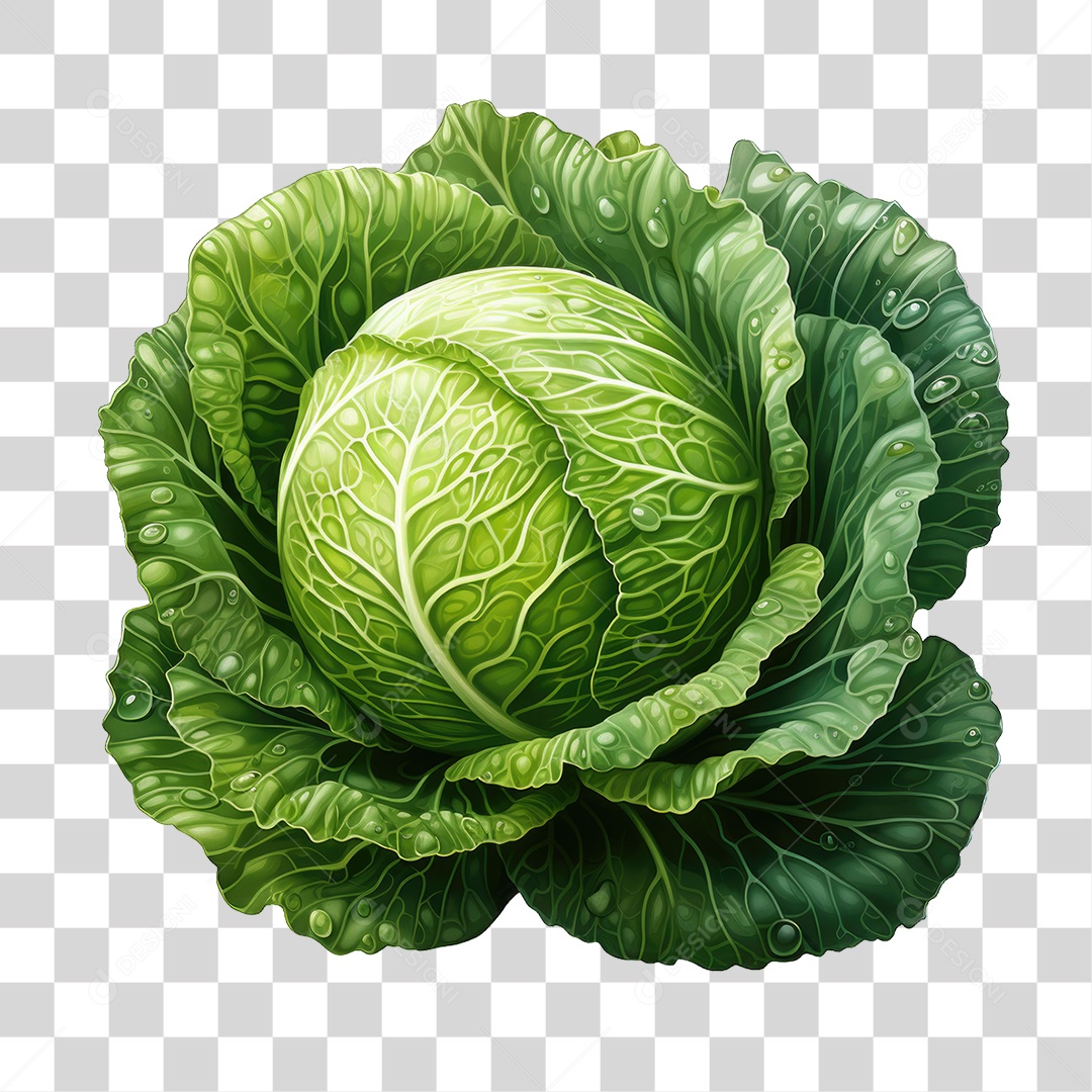 Legumes Repolho PNG Transparente