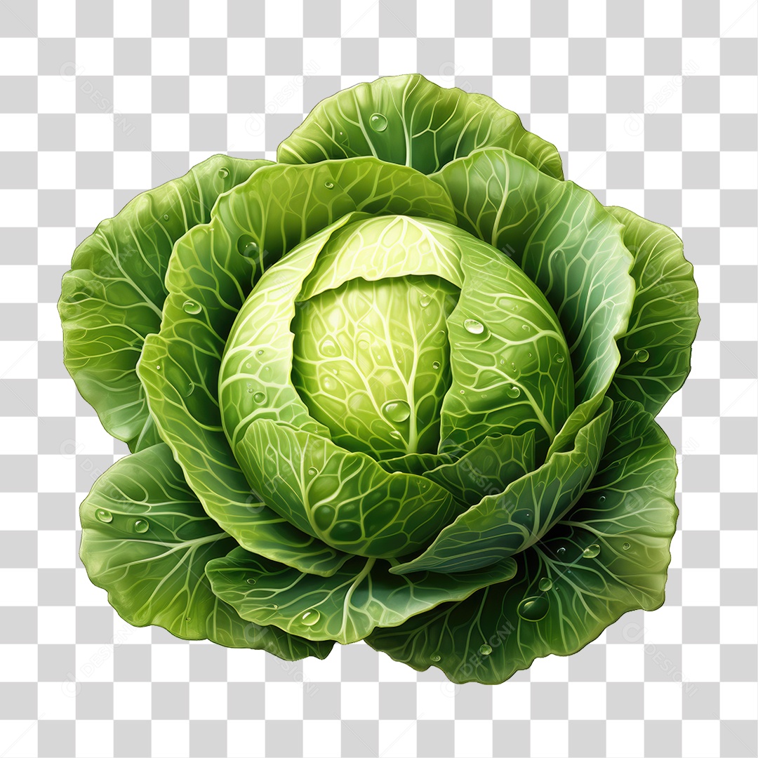 Legumes Repolho PNG Transparente