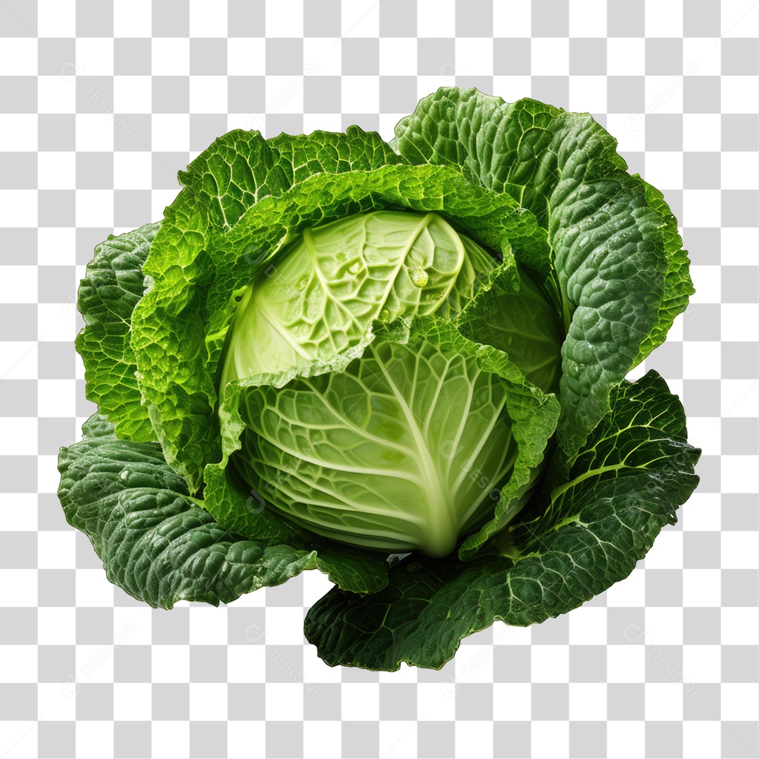 Legumes Repolho PNG Transparente