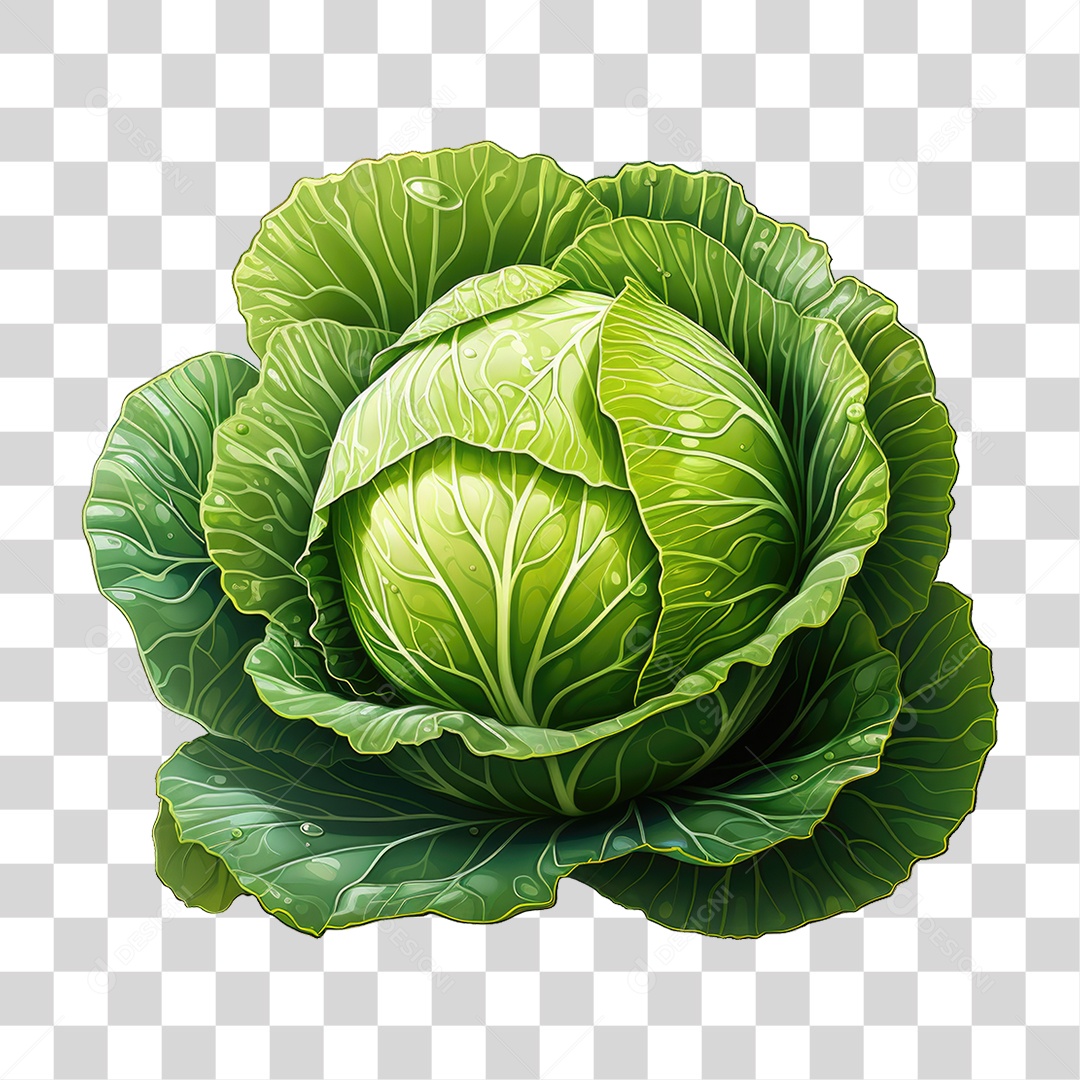 Legumes Repolho PNG Transparente