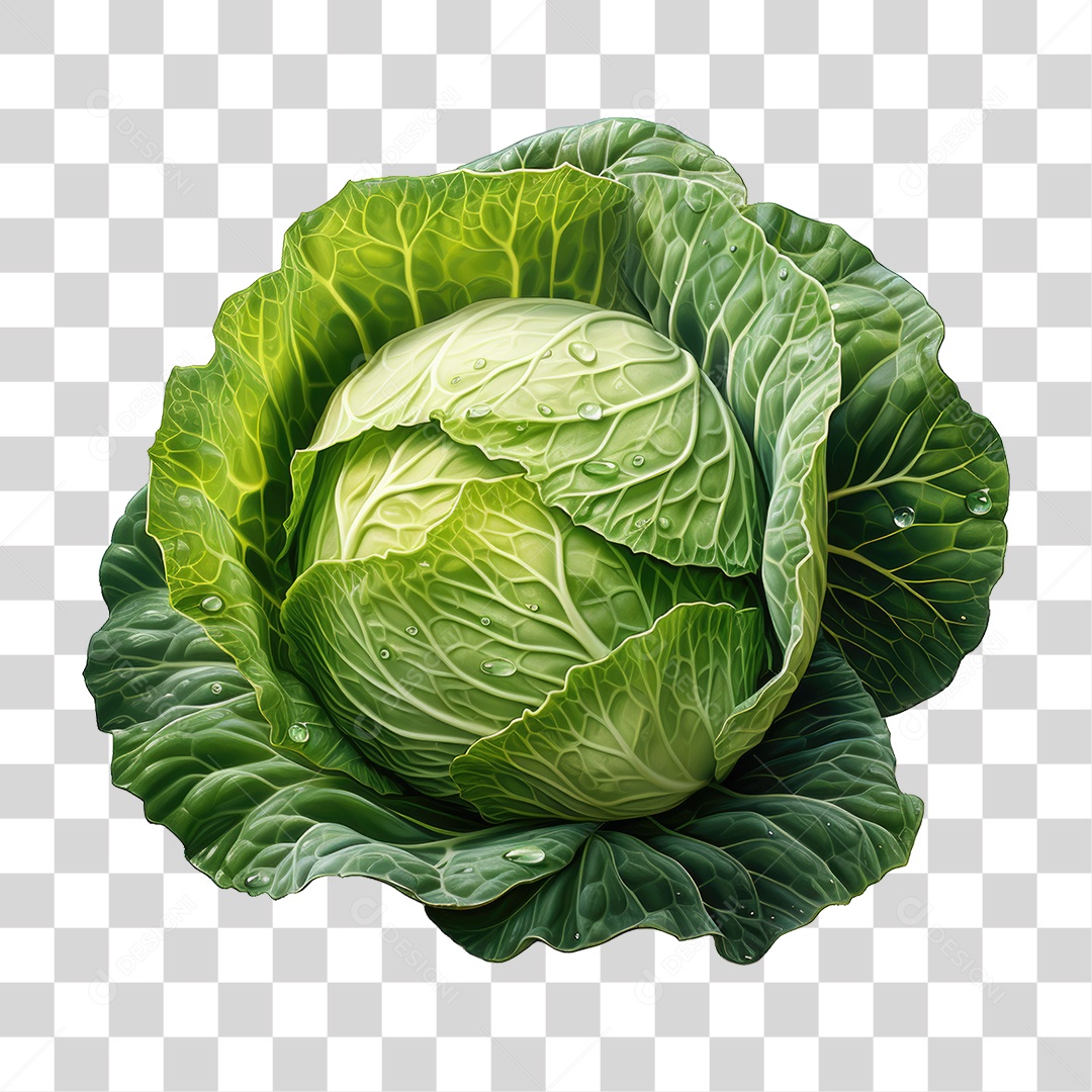 Legumes Repolho PNG Transparente