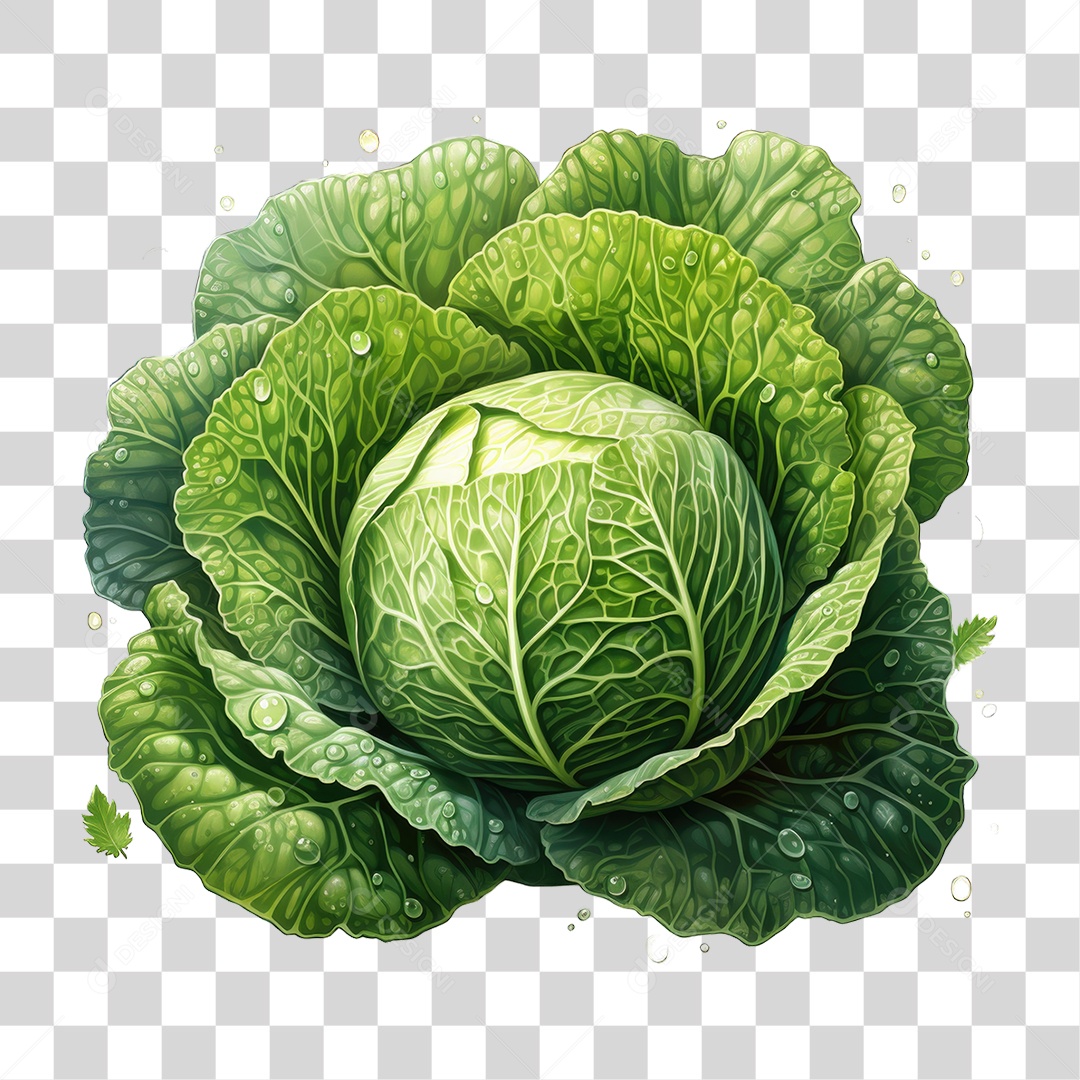 Legumes Repolho PNG Transparente