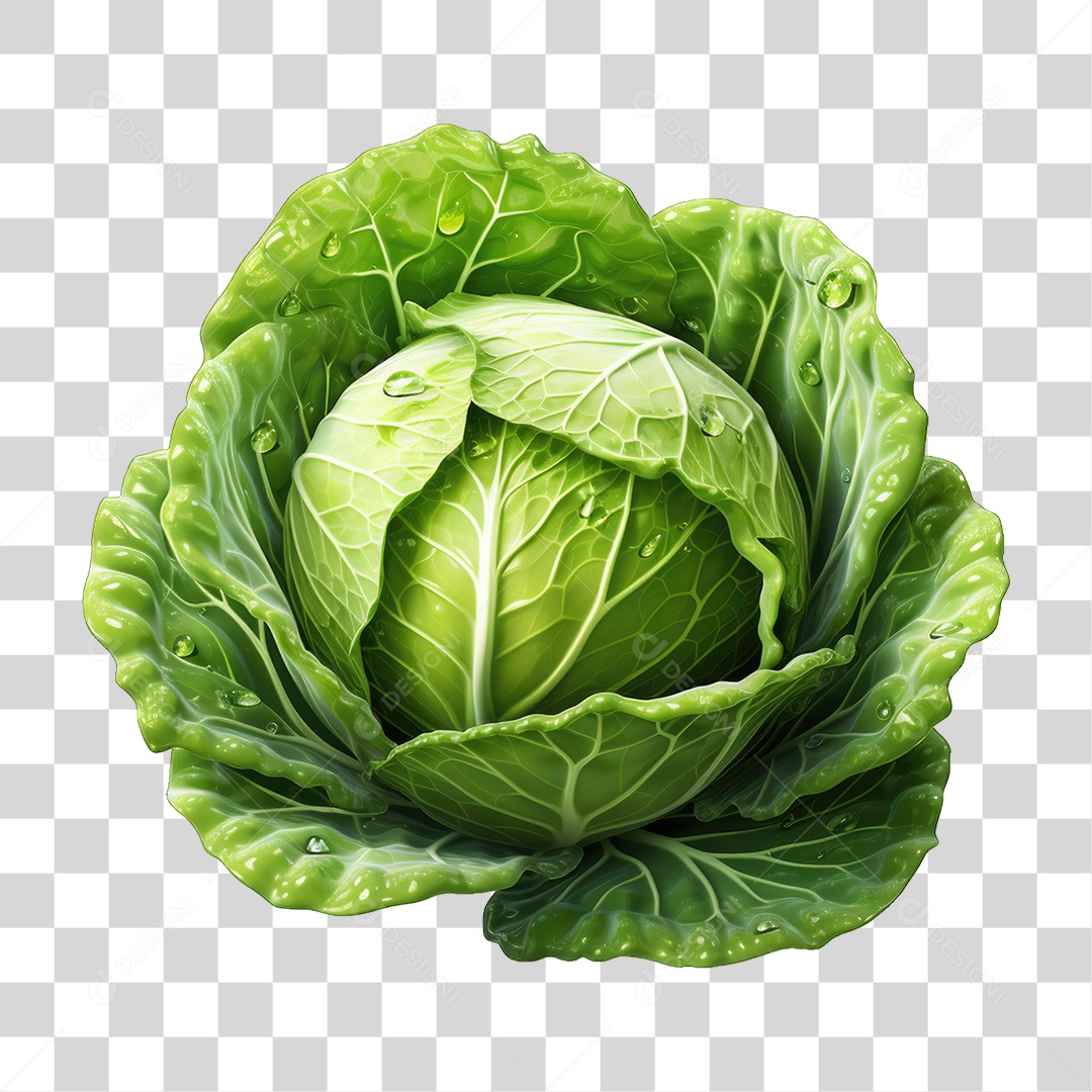 Legumes Repolho PNG Transparente