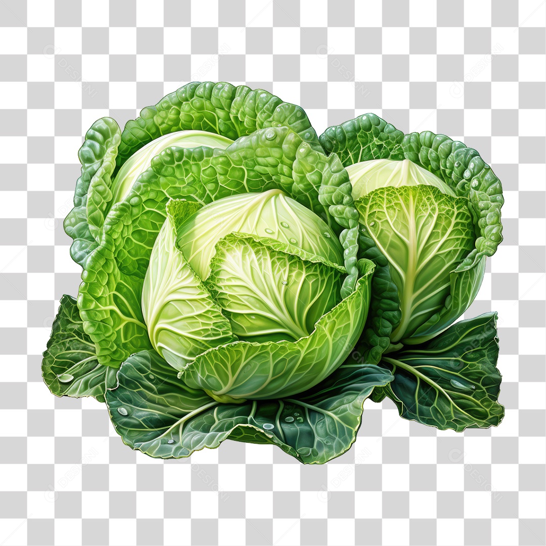 Legumes Repolho PNG Transparente