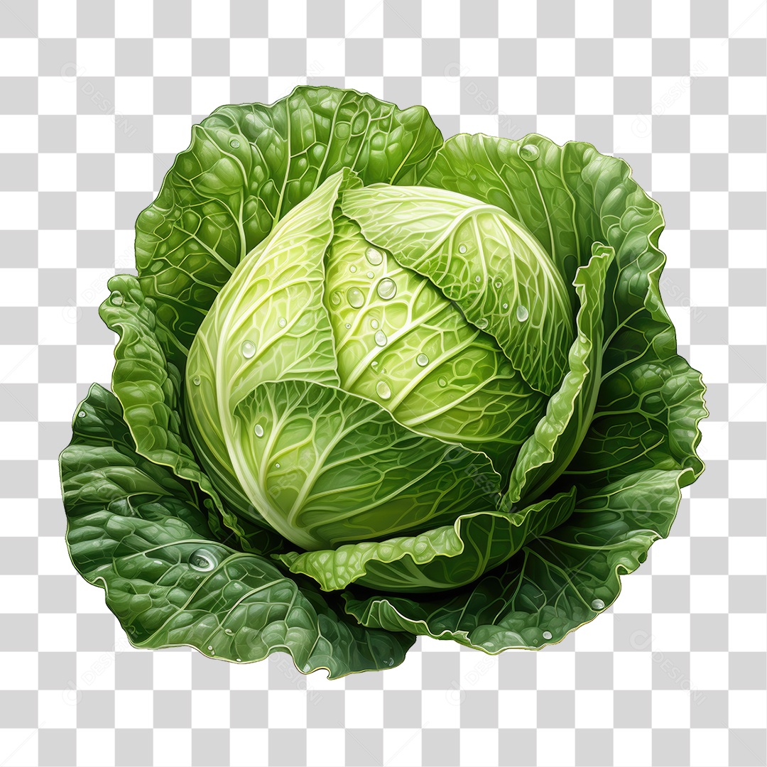 Legumes Repolho PNG Transparente