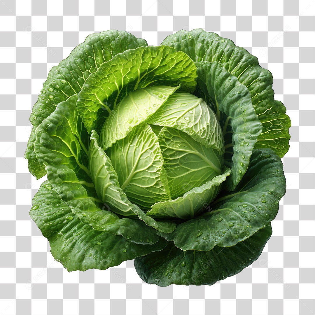 Legumes Repolho PNG Transparente