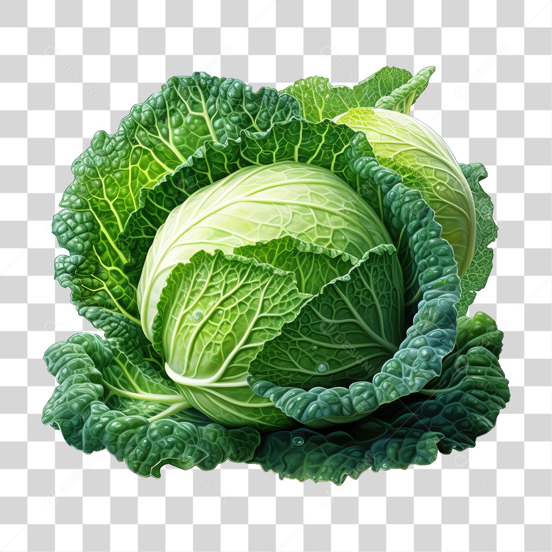 Legumes Repolho PNG Transparente