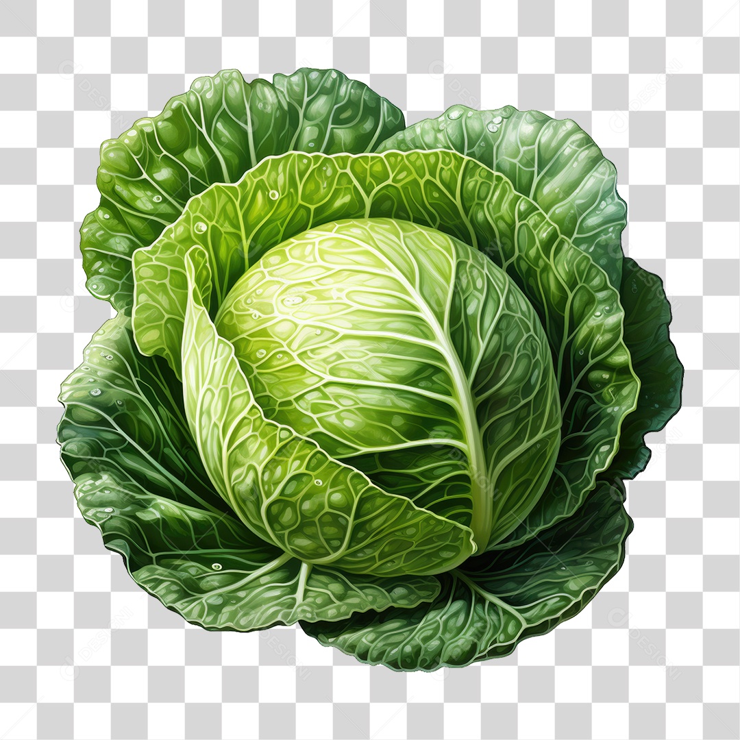 Legumes Repolho PNG Transparente