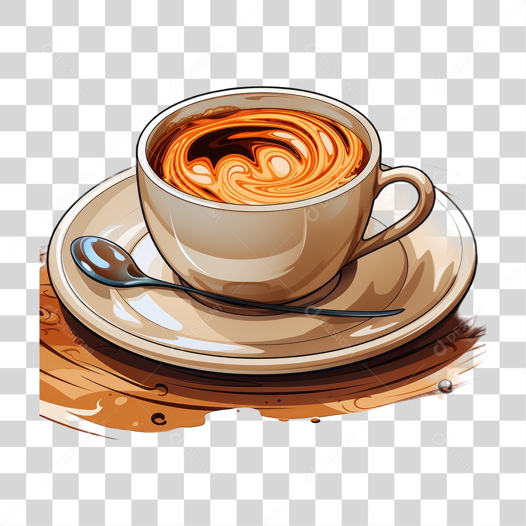 Xícara de Café PNG Transparente