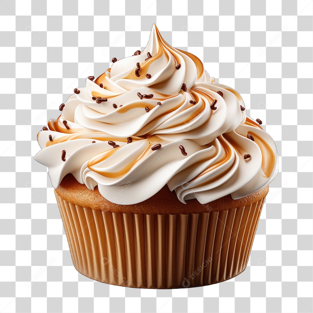 Cupcake Sabores Doces PNG Transparente