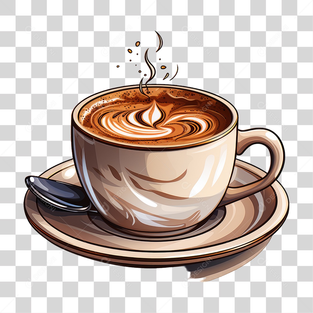 Xícara de Café PNG Transparente