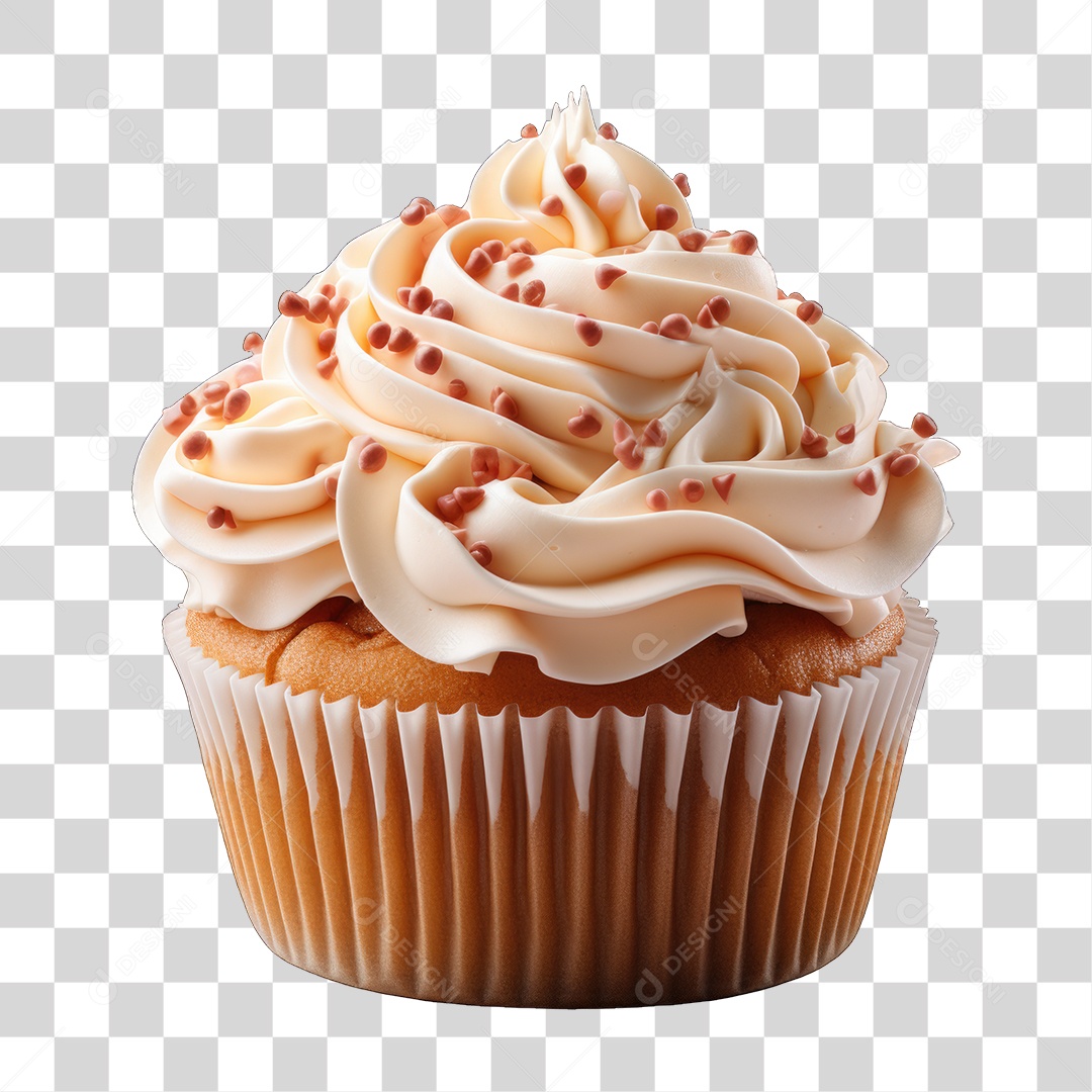 Cupcake Sabores Doces PNG Transparente