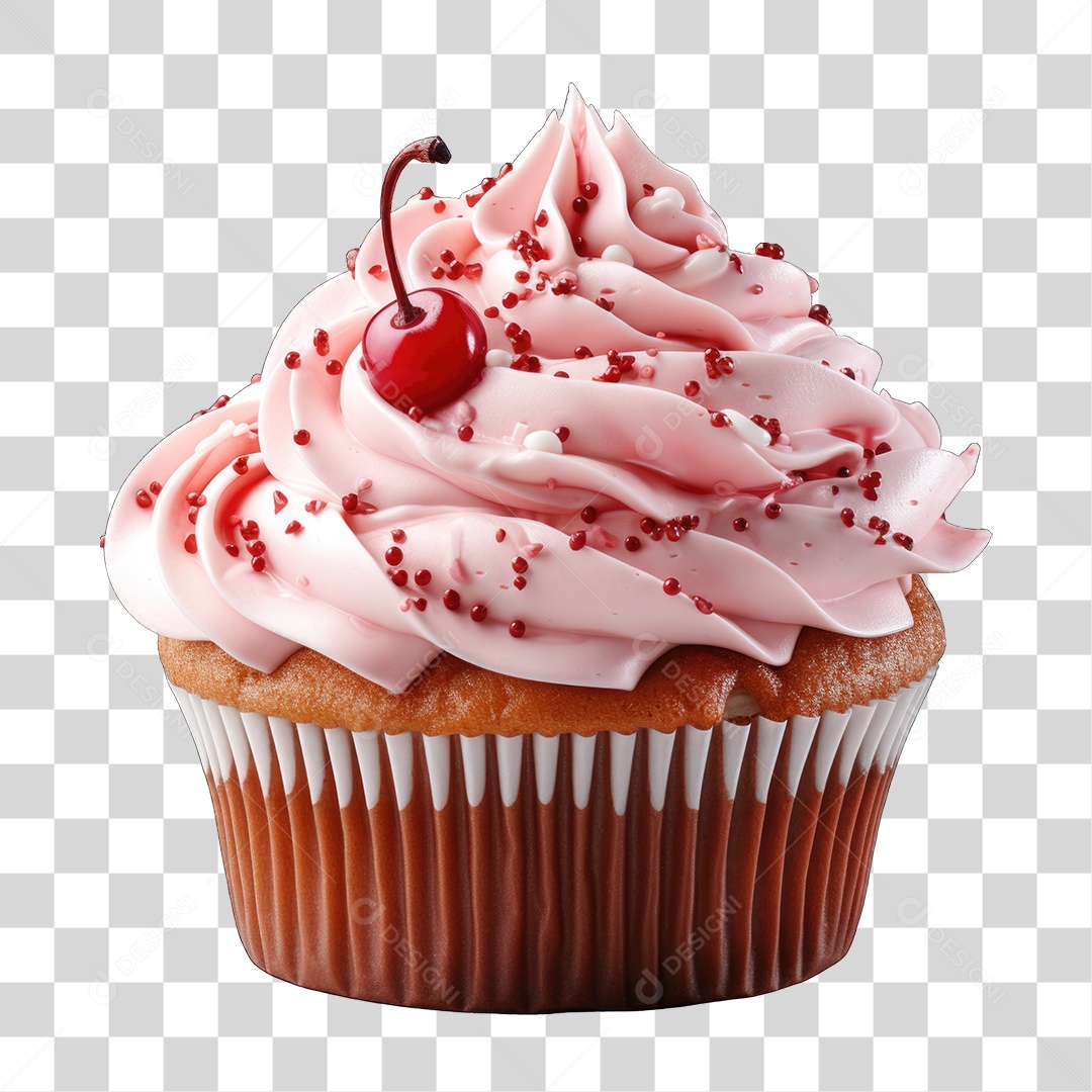 Cupcake Sabores Doces PNG Transparente