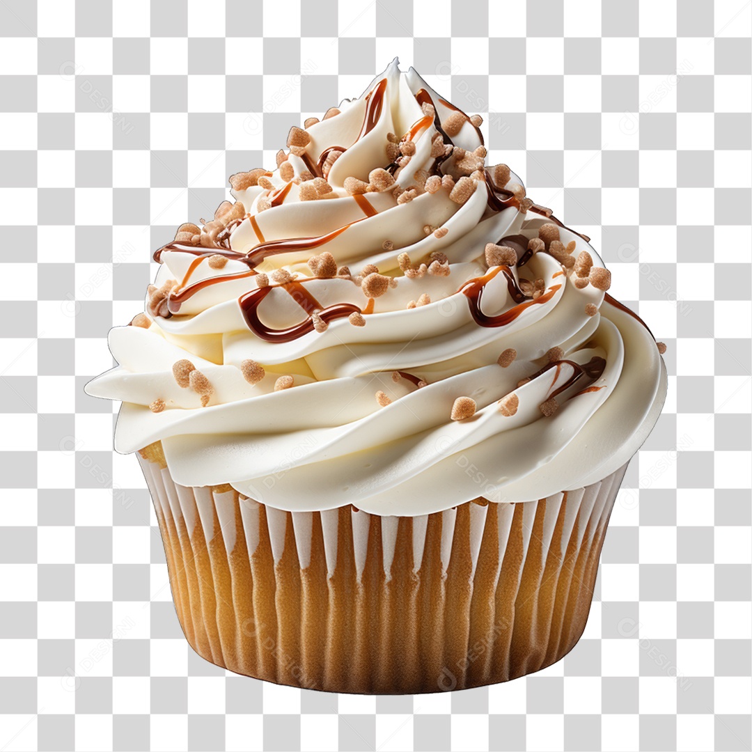 Cupcake Sabores Doces PNG Transparente