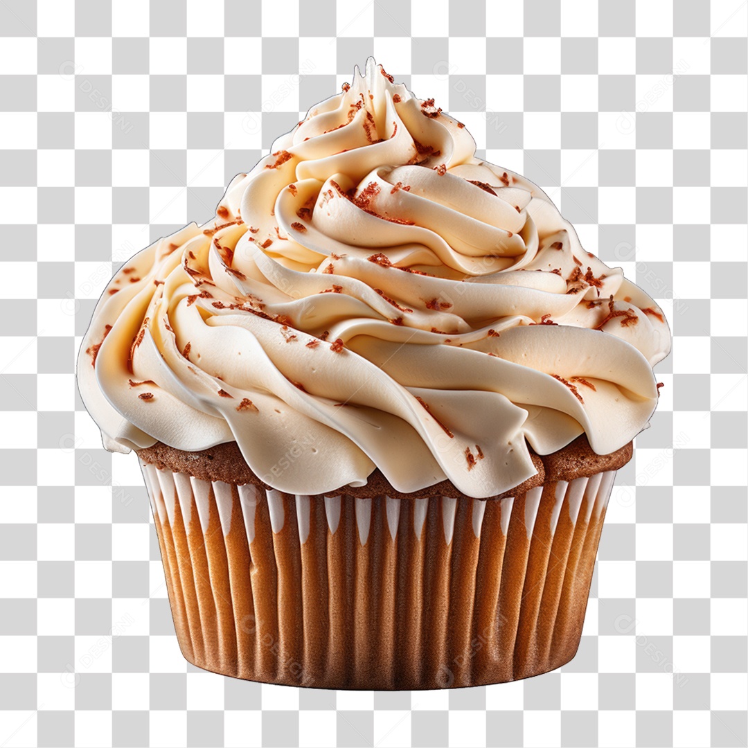 Cupcake Sabores Doces PNG Transparente