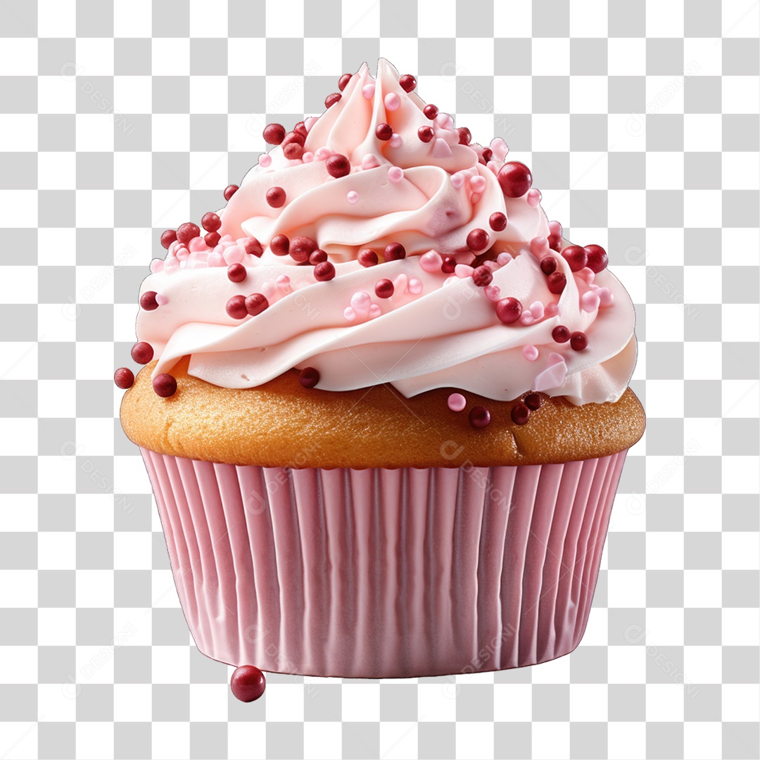 Cupcake Sabores Doces PNG Transparente