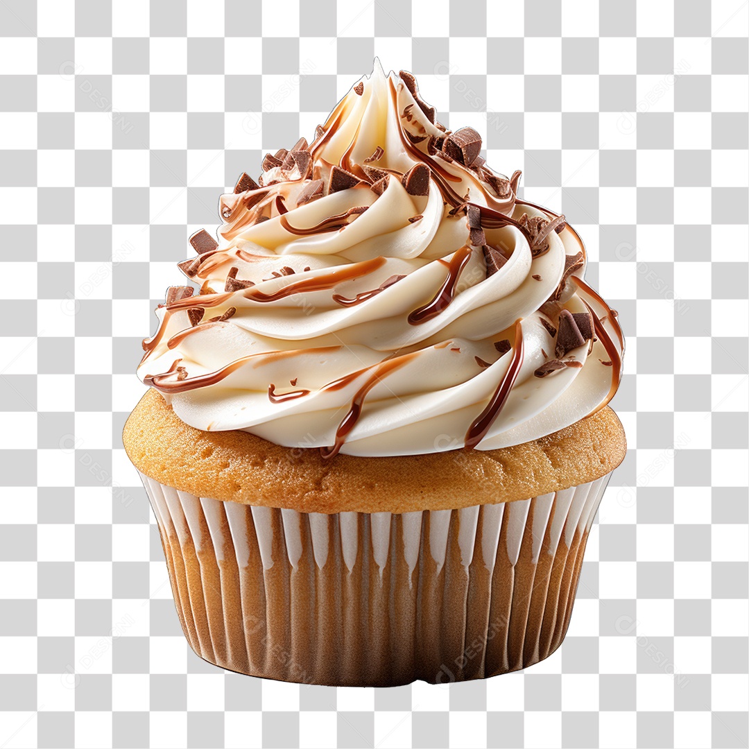 Cupcake Sabores Doces PNG Transparente