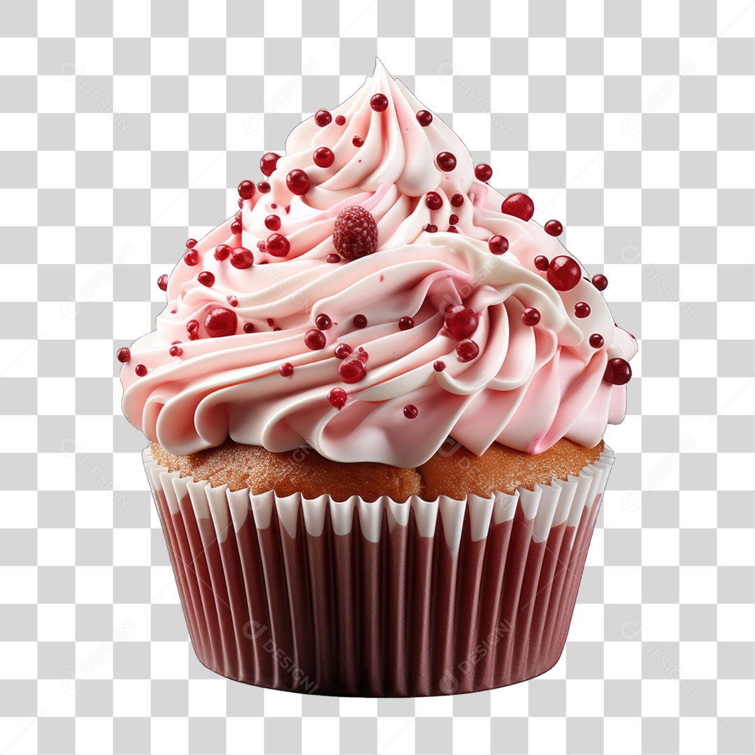 Cupcake Sabores Doces PNG Transparente