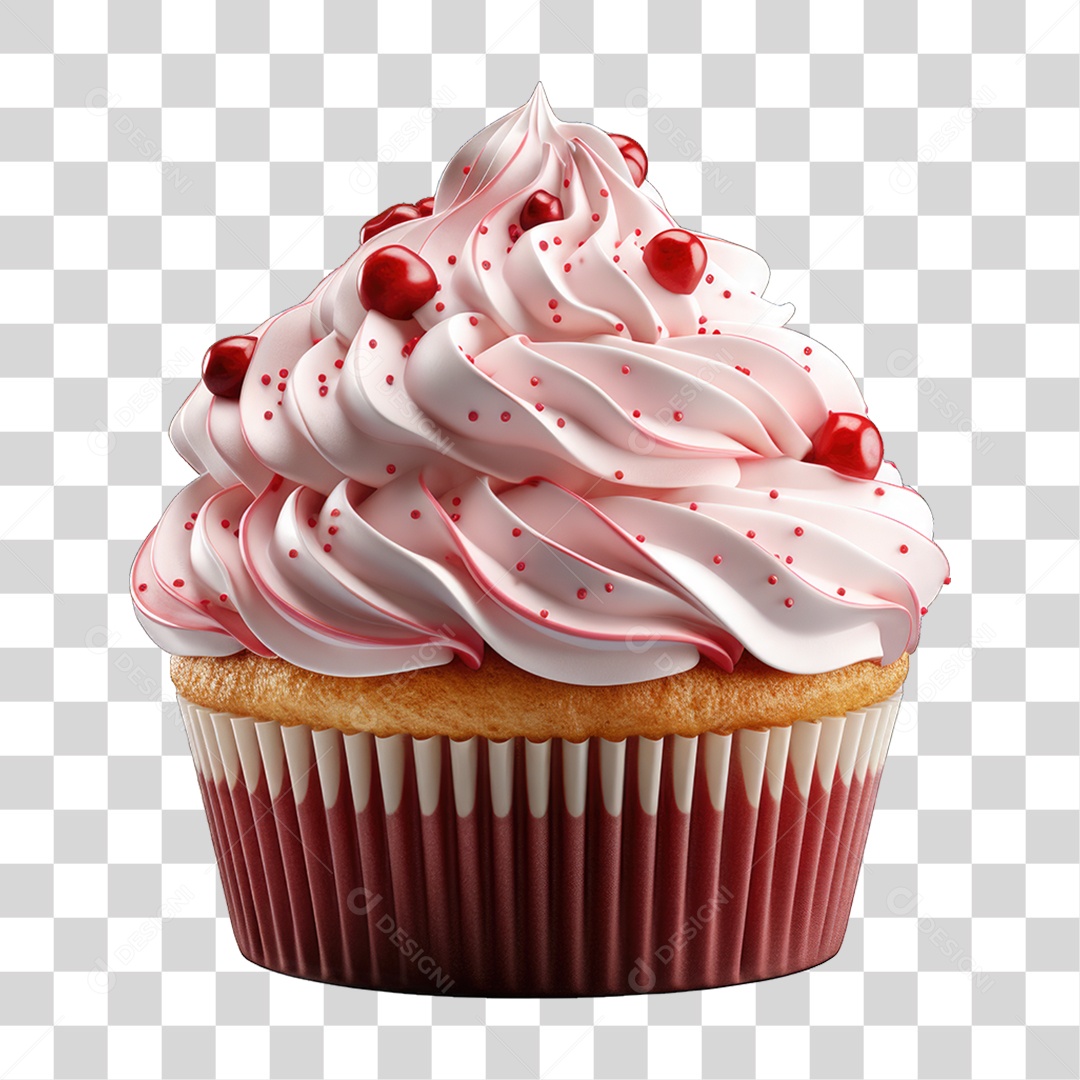 Cupcake Sabores Doces PNG Transparente