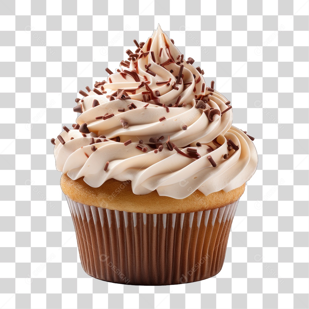 Cupcake Sabores Doces PNG Transparente