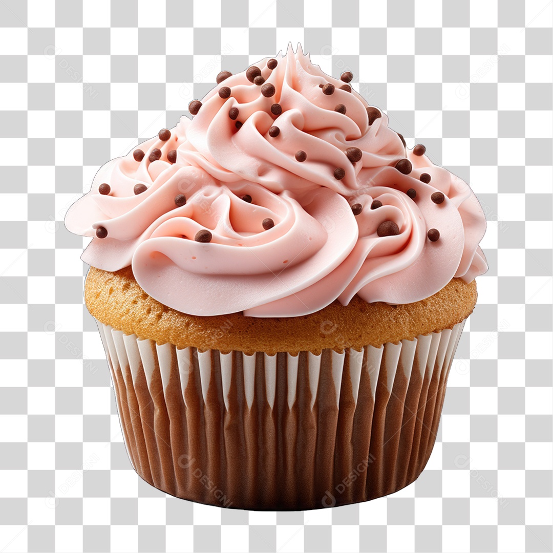 Cupcake Sabores Doces PNG Transparente
