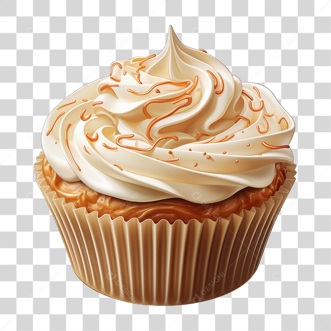 Cupcake Sabores Doces PNG Transparente