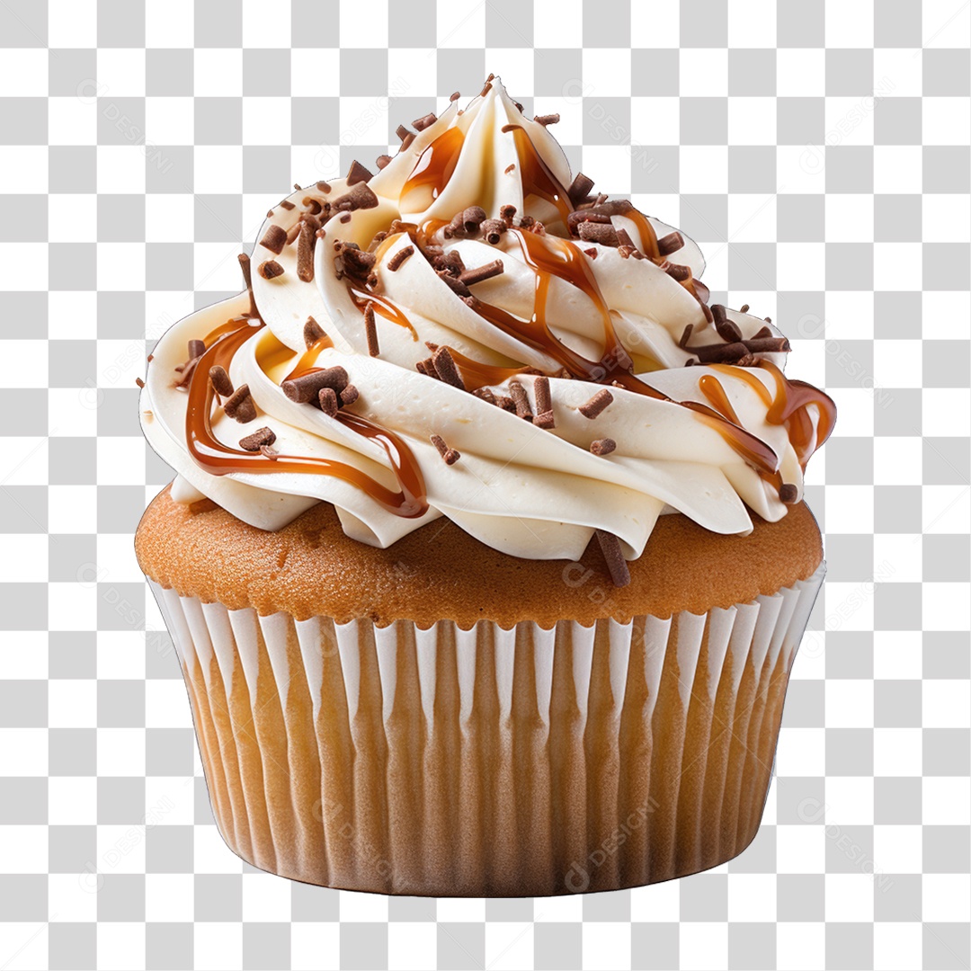 Cupcake Sabores Doces PNG Transparente