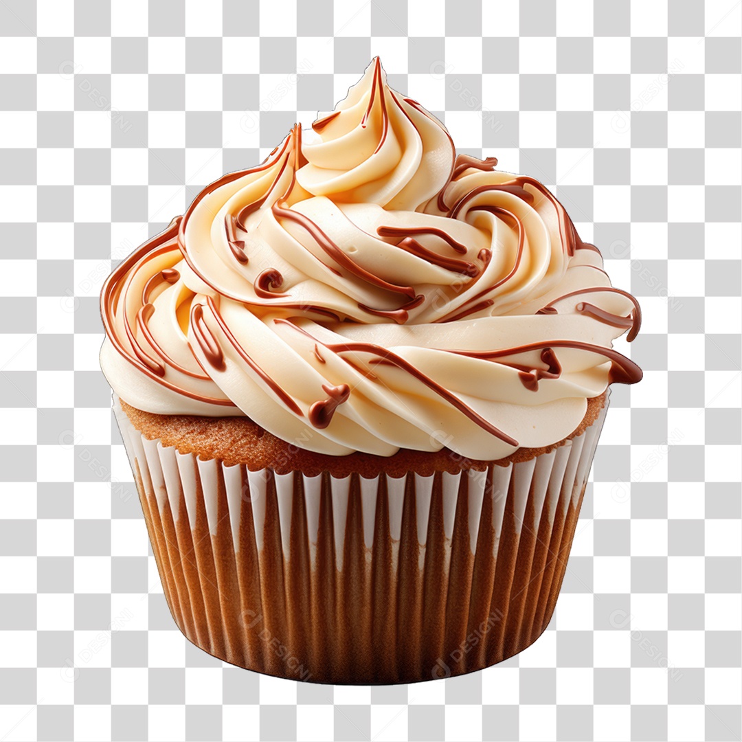 Cupcake Sabores Doces PNG Transparente